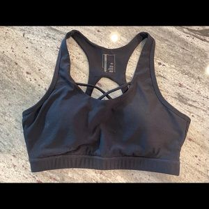Strappy sports bra